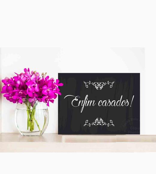 Plaquinhas para Casamento