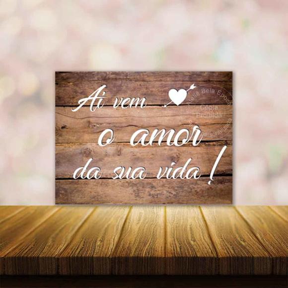 Plaquinhas para Casamento