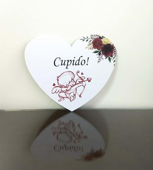 Plaquinhas para Casamento - Cupido