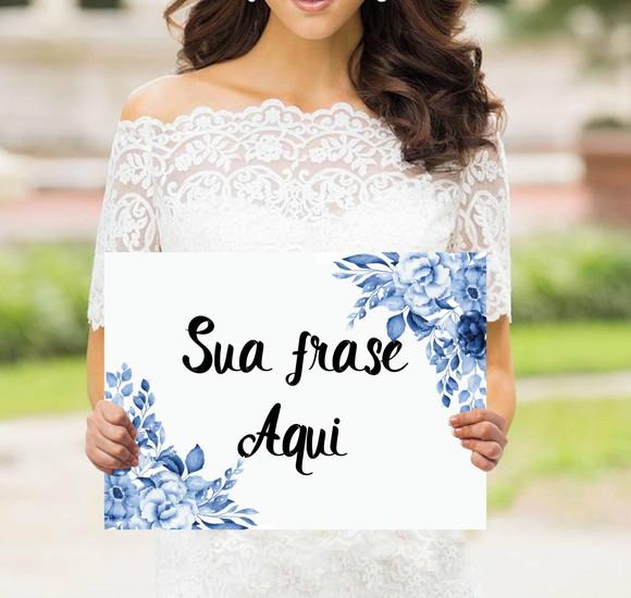 Plaquinhas para Casamento - Crie Sua Frase