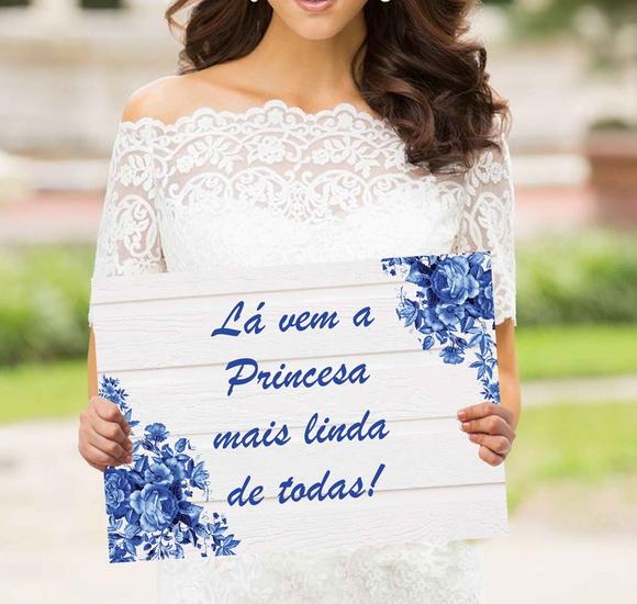 Plaquinhas para Casamento - com Sua Frase