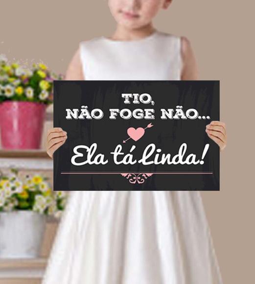 Plaquinhas para Casamento- Não Foge Não
