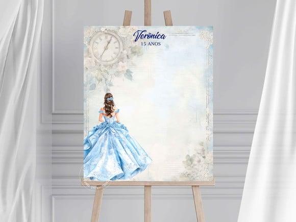 Quadro Assinaturas 15 Anos Personalizado