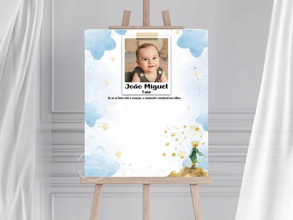 Quadro Assinaturas - Festa Pequeno Príncipe