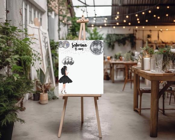 Quadro Assinaturas para 15 Anos