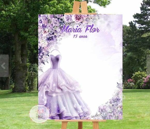 Quadro Assinaturas para 15 Anos