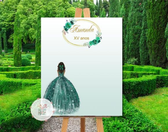 Quadro de Assinatura para Debutante