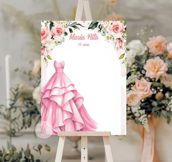 Quadro de Assinatura para Debutante