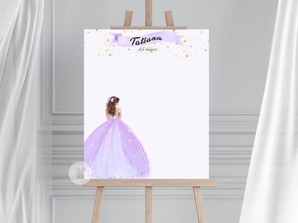 Quadro de Assinaturas para 15 Anos