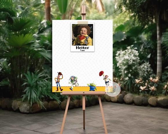 Quadro de Assinaturas - Festa Infantil Toy Story
