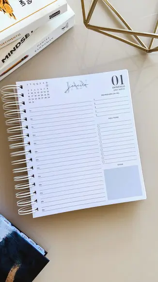 Agenda Masculina Personalizada - para Organização Pessoal