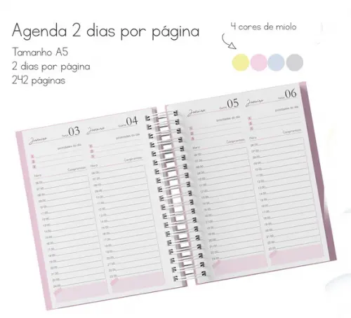 Agenda Personalizada - Flores