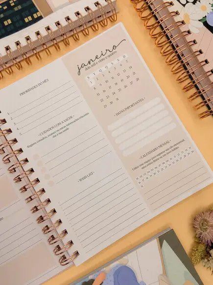 Agenda Personalizada Borboletas