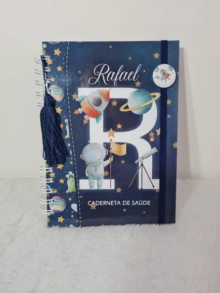 Caderneta de Saúde Luxo - Astronauta