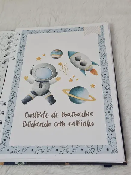 Caderneta de Saúde Luxo - Astronauta