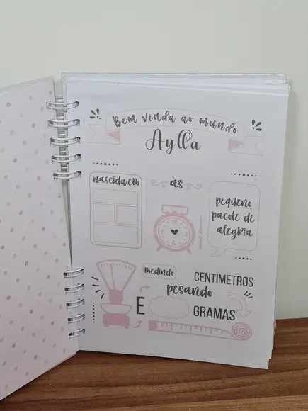 Caderneta De Vacinação - Chuva De Amor