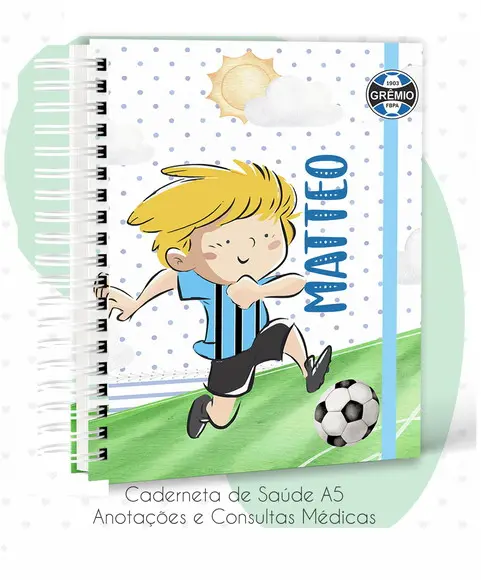 Caderneta de Vacinação Futebol