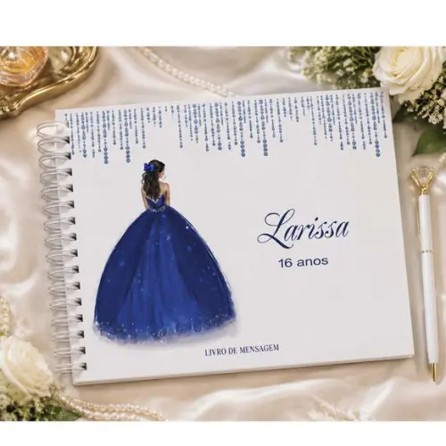 Caderno de Assinaturas e Mensagens - 15 Anos