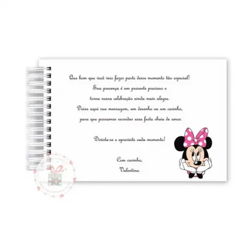Caderno de Assinaturas e Mensagens - Ganso