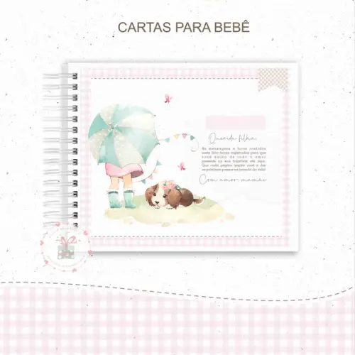 Caderno Diário para Bebê