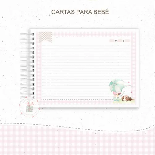 Caderno Diário para Bebê