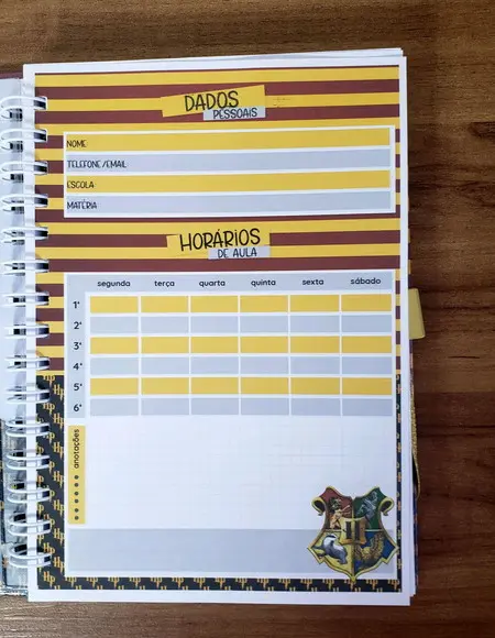 Caderno personalizado