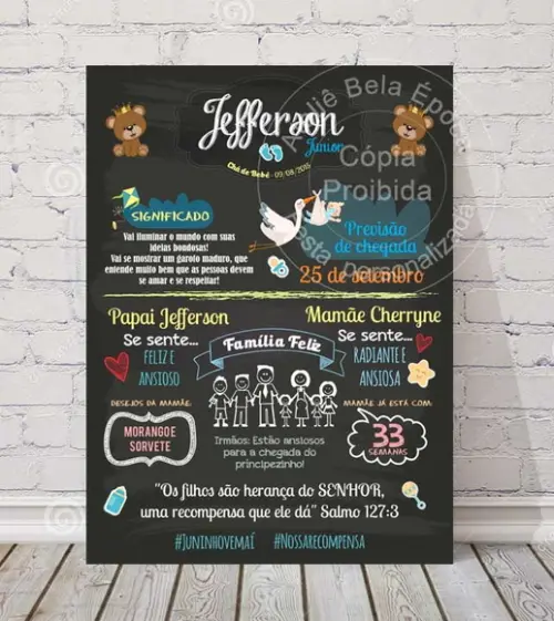 Chalkboard - Impresso 60 X50