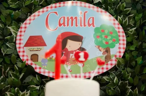 Chapeuzinho Vermelho - Placa