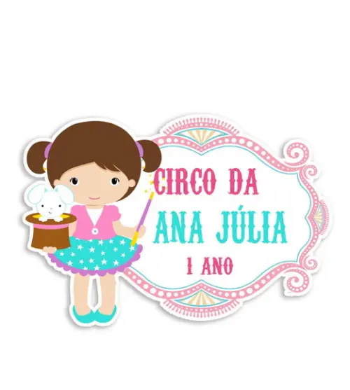 Circo Rosa - placa