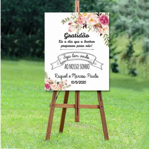 Combo - Chalkboard Casamento +2 Placas para Daminhas