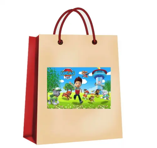Etiqueta para Sacolas-patrulha Canina