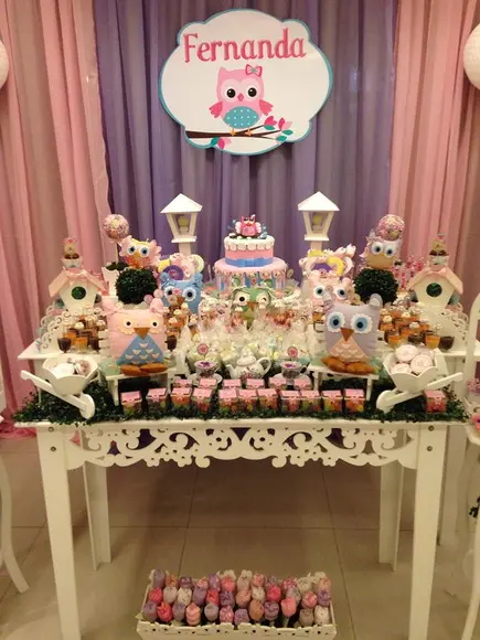Festa Coruja- Placa de pvc