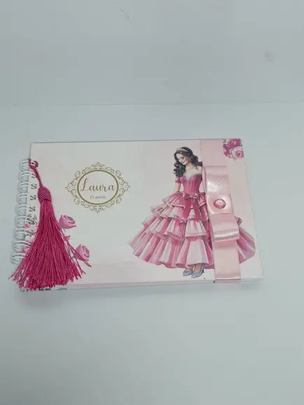 Livro de Assinaturas e Mensagens - 15 Anos