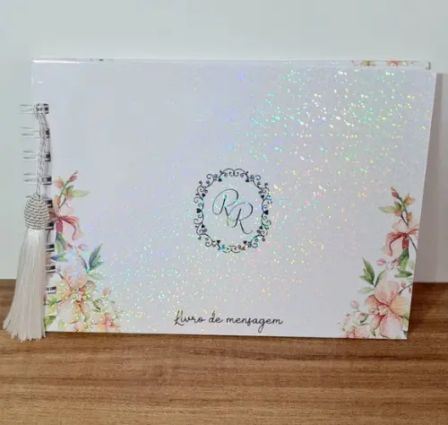 Livro de Assinaturas e Mensagens - Casamento