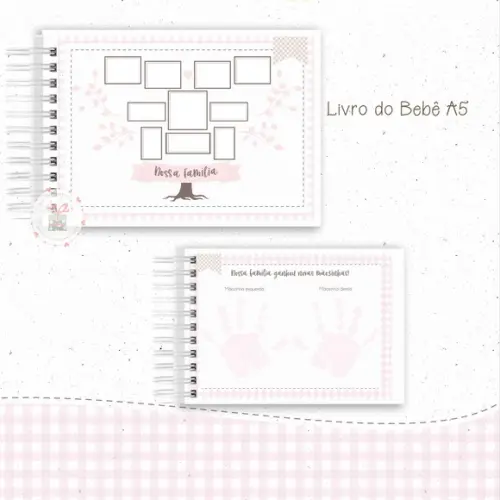 Livro do Bebê - Menina Floral