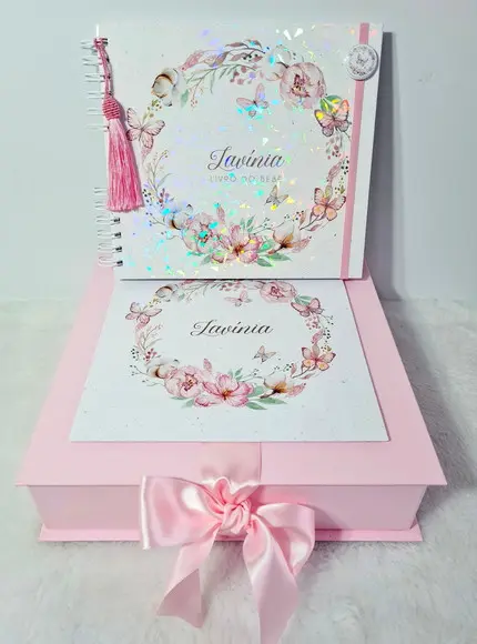 Livro do Bebê e Caixa Personalizada