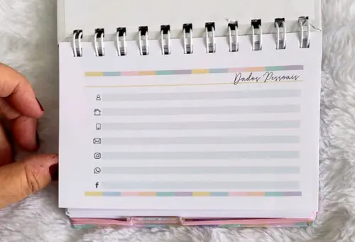 Mini agenda, agenda datada, presente, presente criativo,
