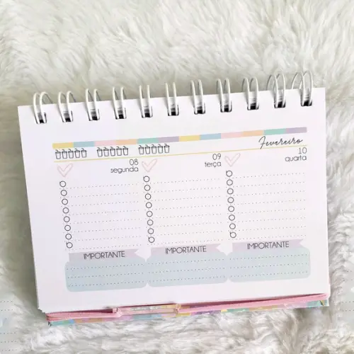 Mini agenda, agenda datada, presente, presente criativo,