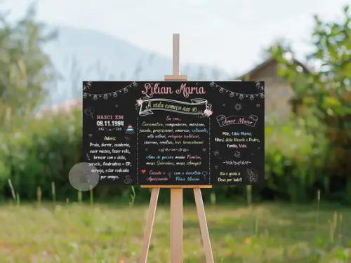 Painel Aniversário Adulto - Festa 60 Anos