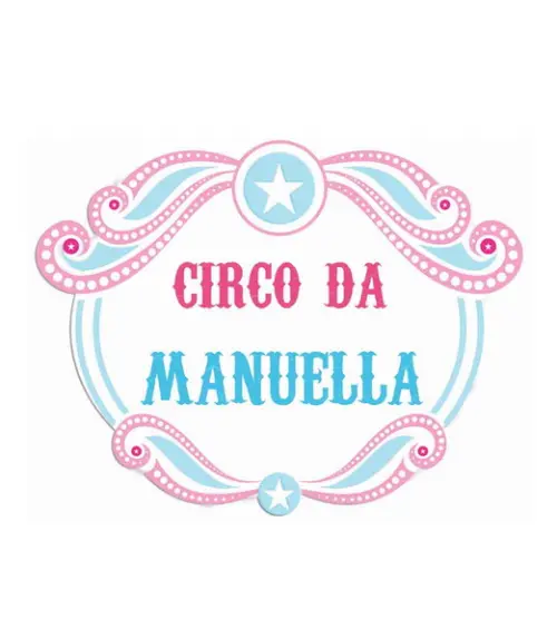 Painel circo rosa