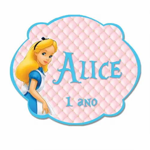 Painel de aniversário - Alice no pais das Maravilhas