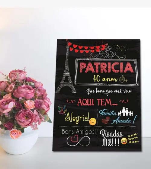 Painel de Aniversário - 40 Anos