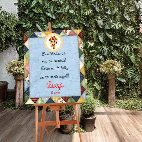Painel de Aniversário - Bem Vindos