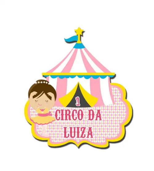Painel de Aniversário - Circo