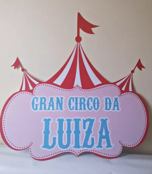 Painel de Aniversário - Circo