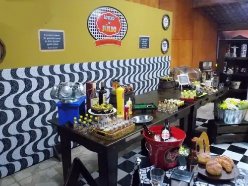 Painel de Aniversário - Festa Boteco