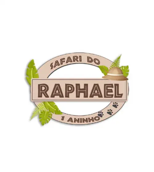 Painel de Aniversário - Festa Safari