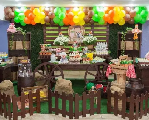 Painel de Aniversário - Festa Fazenda