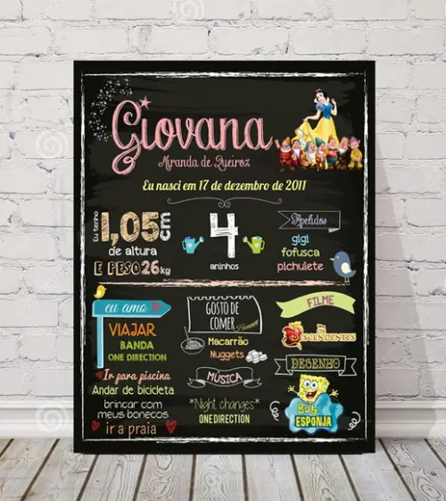 Painel de Aniversário - Festa Infantil