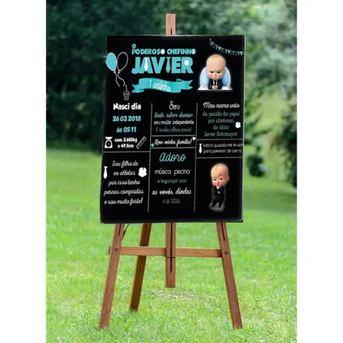 Painel de Aniversário - Poderoso Chefinho